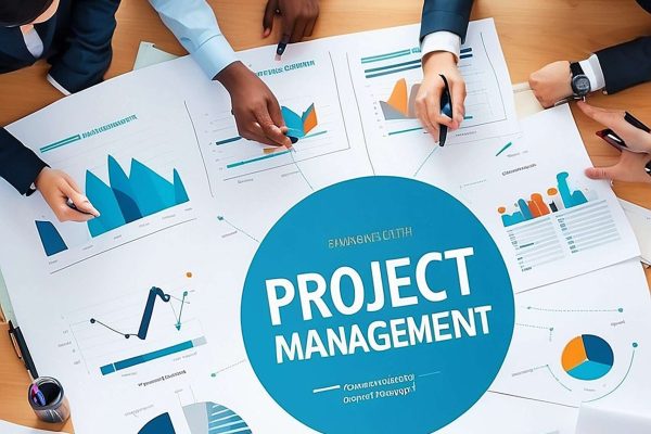 Project management and financial report strategy Consulting team Collaboration concept with collaborative people